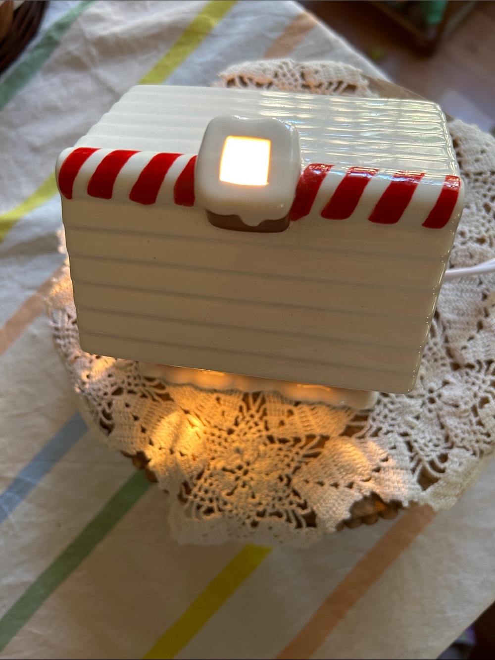 Gingerbread House Electric Wax Warmer New In Box Holidays Christmas EveryDay Use - Picture 10 of 16